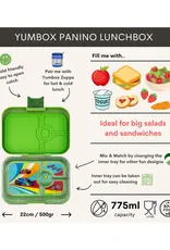 Yumbox Yumbox Panino 4-vakken - Matcha Green (Race Cars)