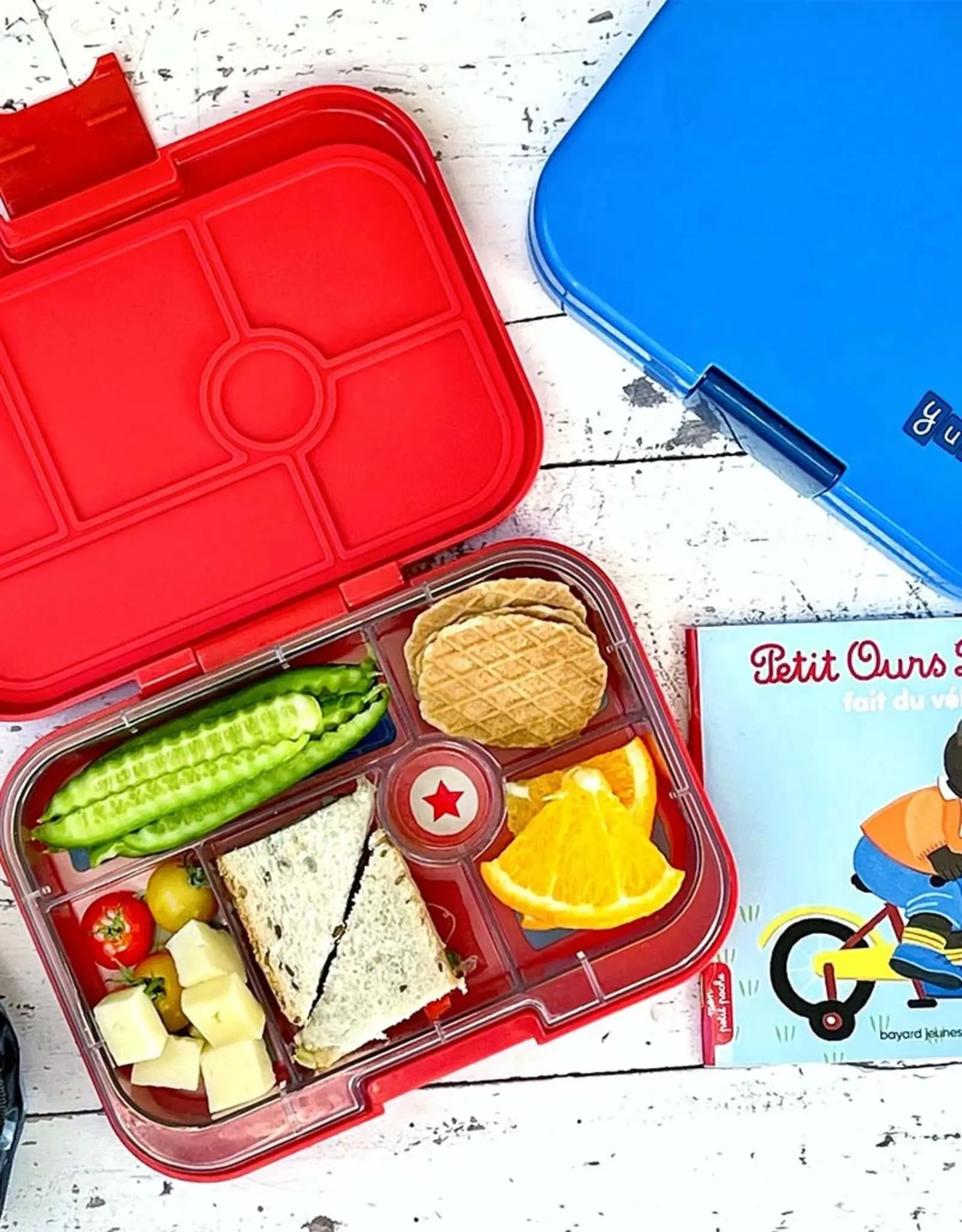 Yumbox Yumbox Original 6-vakken - Roar Red (Race Cars)