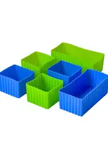 Yumbox Yumbox Siliconen Bakjes (set van 6) - Blauw/Groen