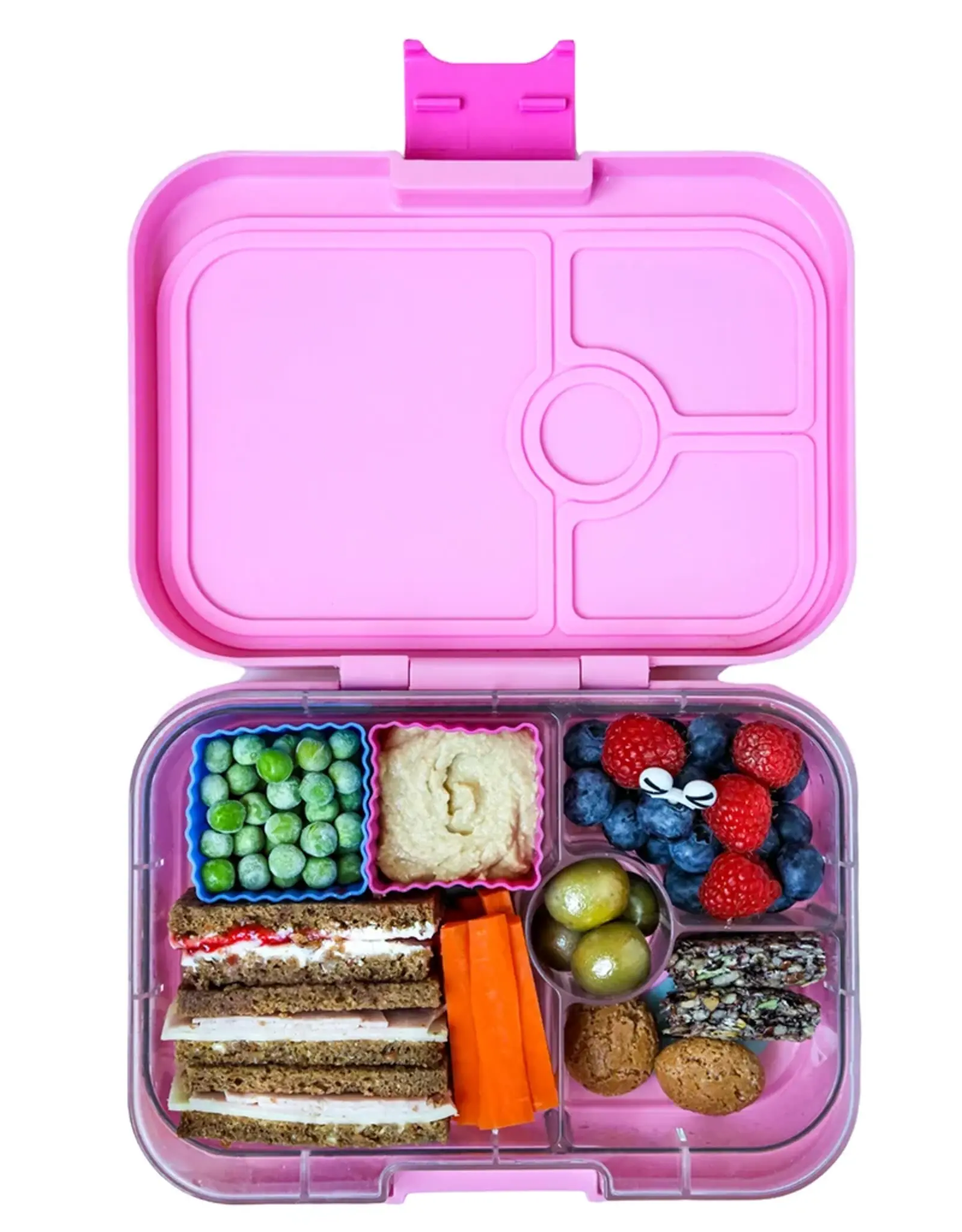 Yumbox Yumbox Siliconen Bakjes (set van 6) - Roze/Aqua