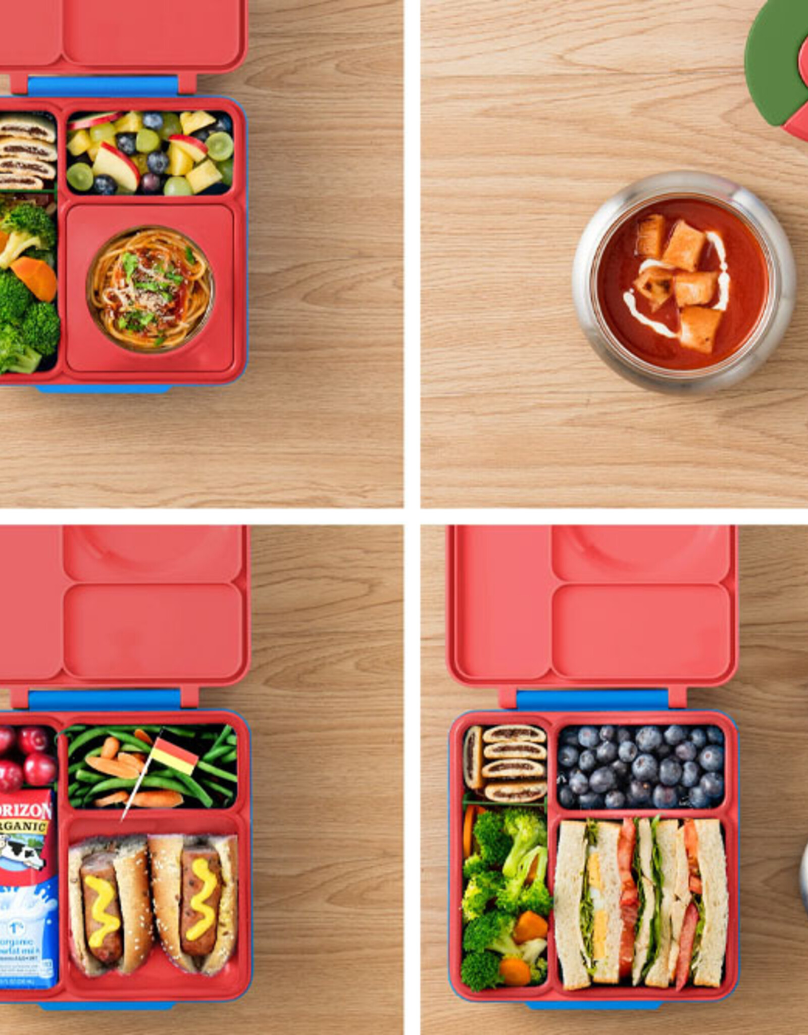 OmieLife OmieLife Bentobox - Rood