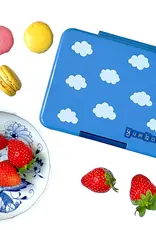 Yumbox Yumbox Snack 3-vakken - Sky Blue Clouds print (Rainbow)