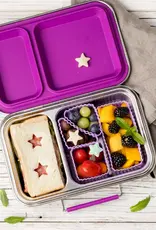 LEKKABOX Lekkabox Bentobox Duo met 2 vakken - Paars