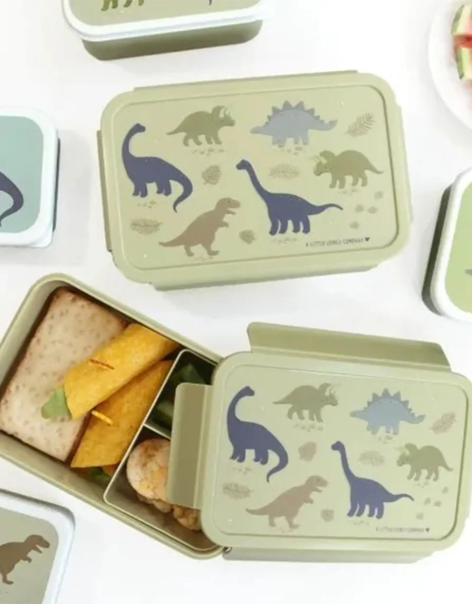 A Little Lovely Company Bento Lunchbox - Dinosaurussen