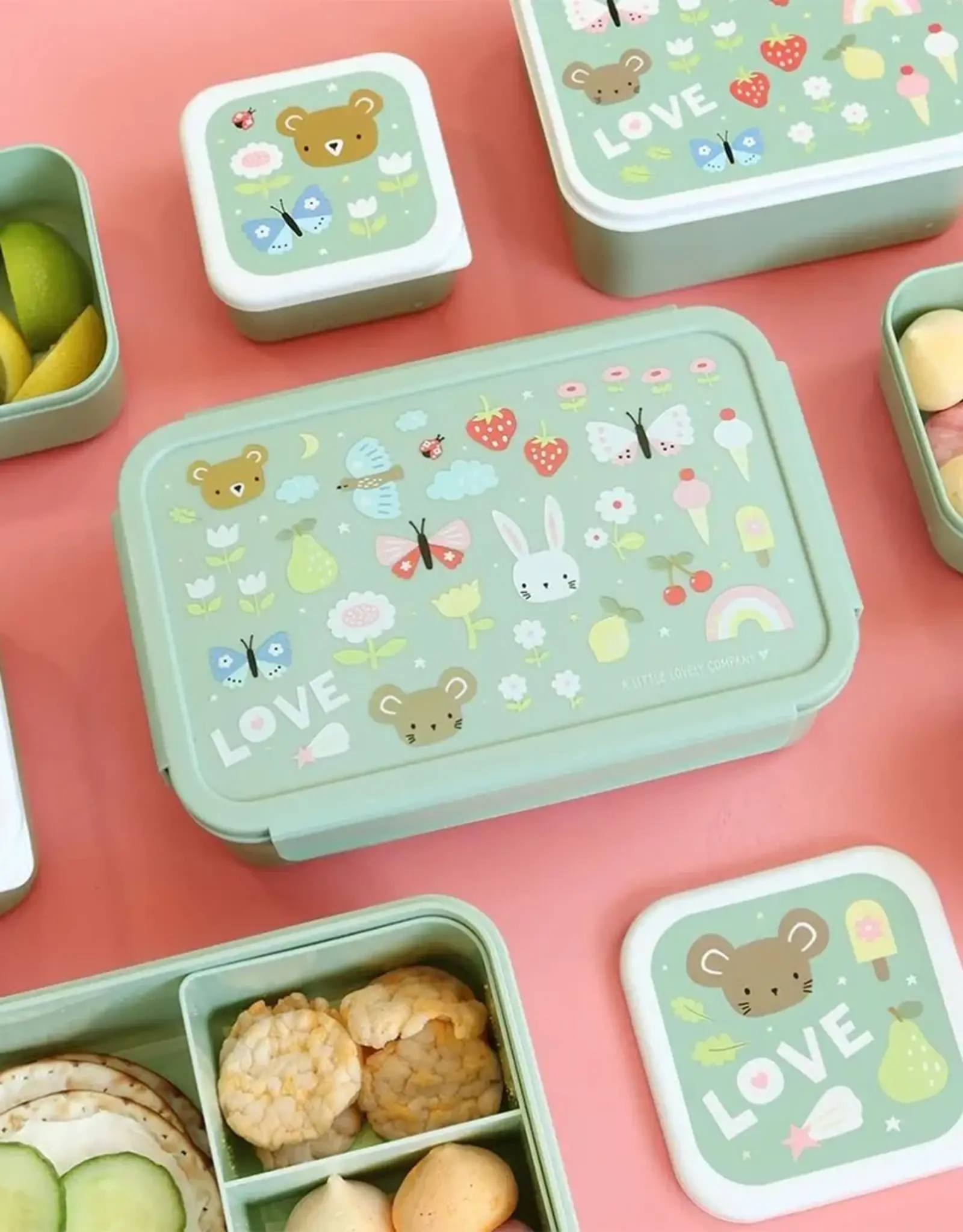 A Little Lovely Company Bento Lunchbox - Joy