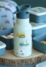 A Little Lovely Company RVS Drinkfles 350 ml - Voertuigen