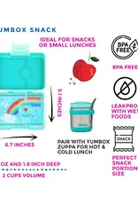 Yumbox Yumbox Snack 3-vakken - Tropical Aqua (Rainbow)