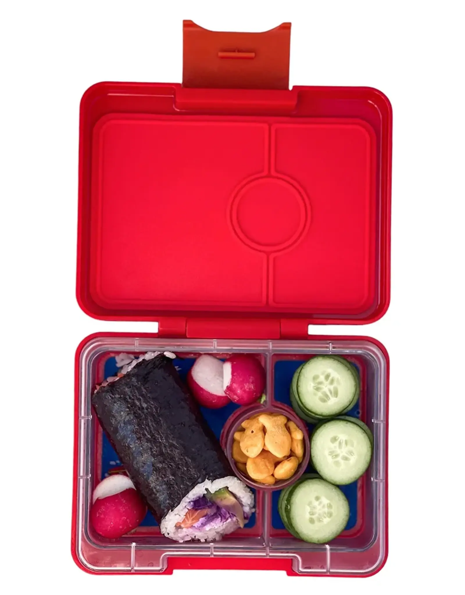 Yumbox Yumbox Snack 3-vakken - Roar Red  (Polar Bear)