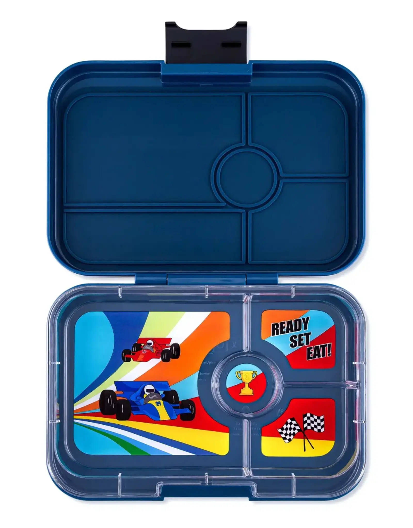 Yumbox Yumbox Tapas XL 4-vakken - Monte Carlo Blue (Race Cars)