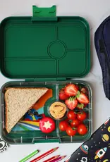 Yumbox Yumbox Tapas XL 4-vakken - Greenwich Green (Race Cars)