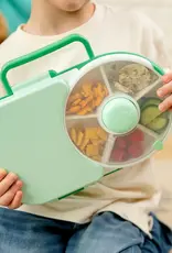 Göbe Göbe Lunchbox met Snack Spinner - Salie Groen