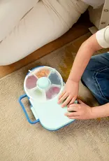 Göbe Göbe Lunchbox met Snack Spinner - Blueberry  Blauw