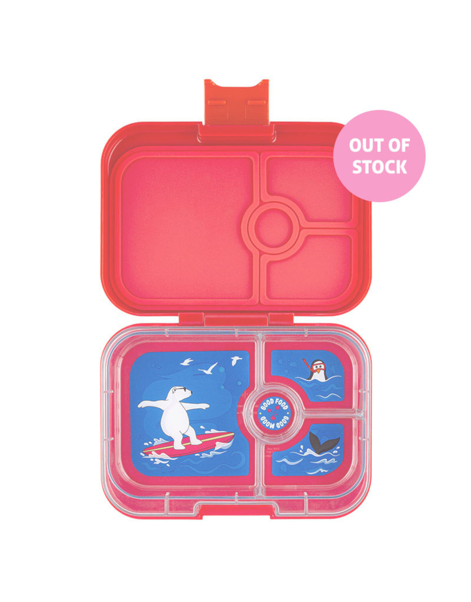 Yumbox Yumbox Panino 4-vakken - Roar Red (Polar Bear)