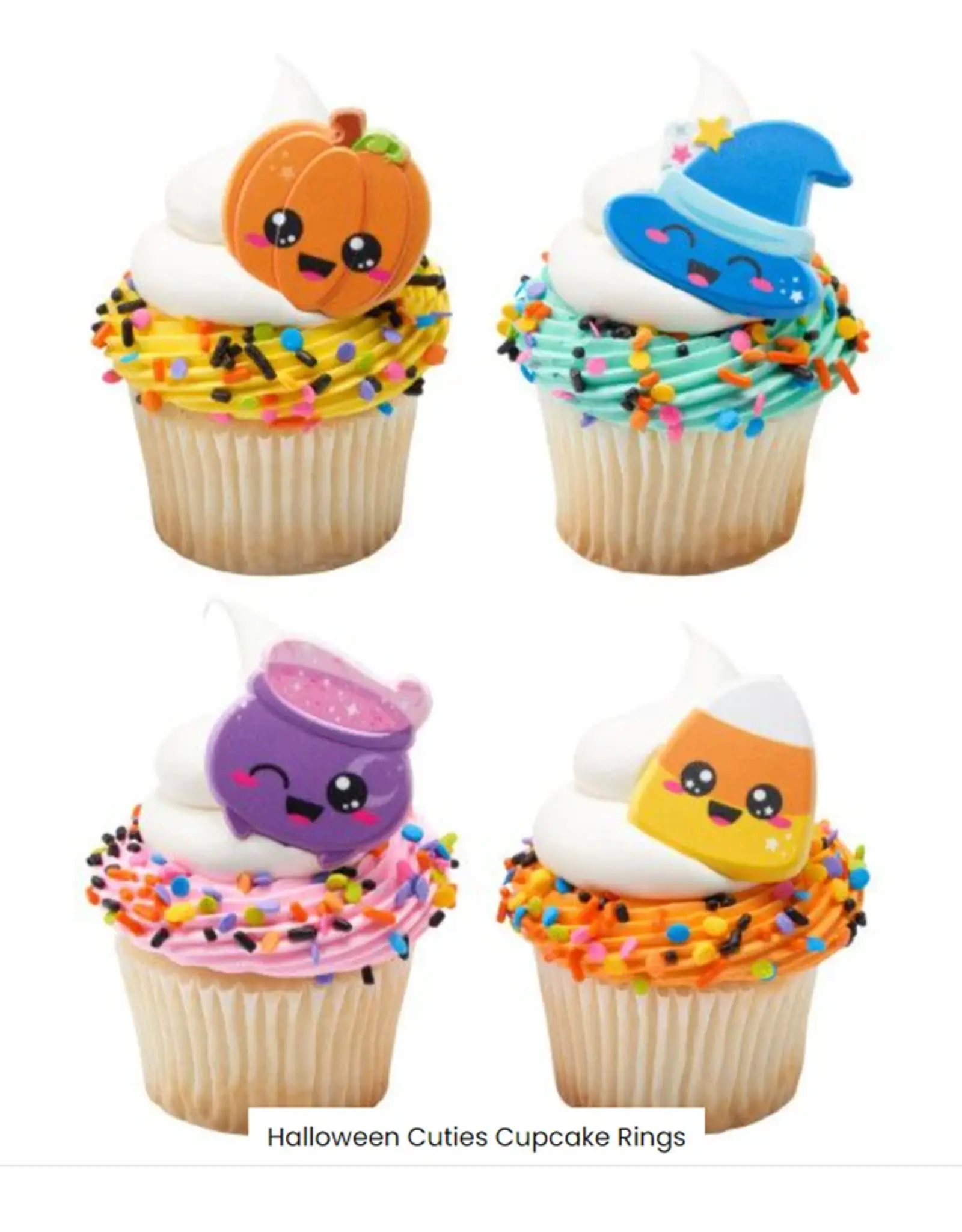 Bento ringen Halloween Cuties - set van 4