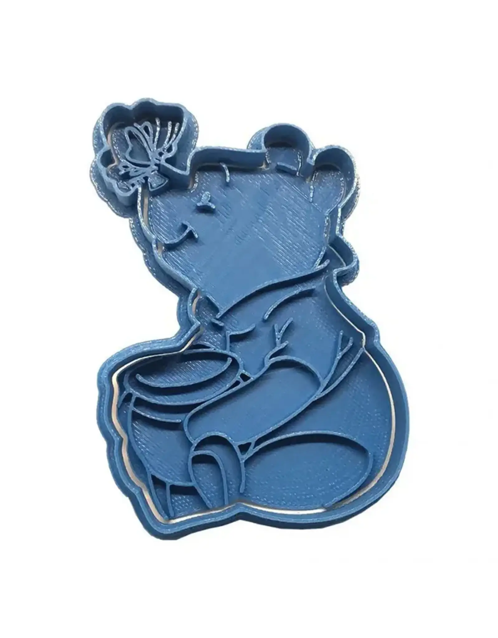 3D cutters Uitsteker Winnie The Pooh met vlinder