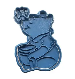 3D cutters Uitsteker Winnie The Pooh met vlinder