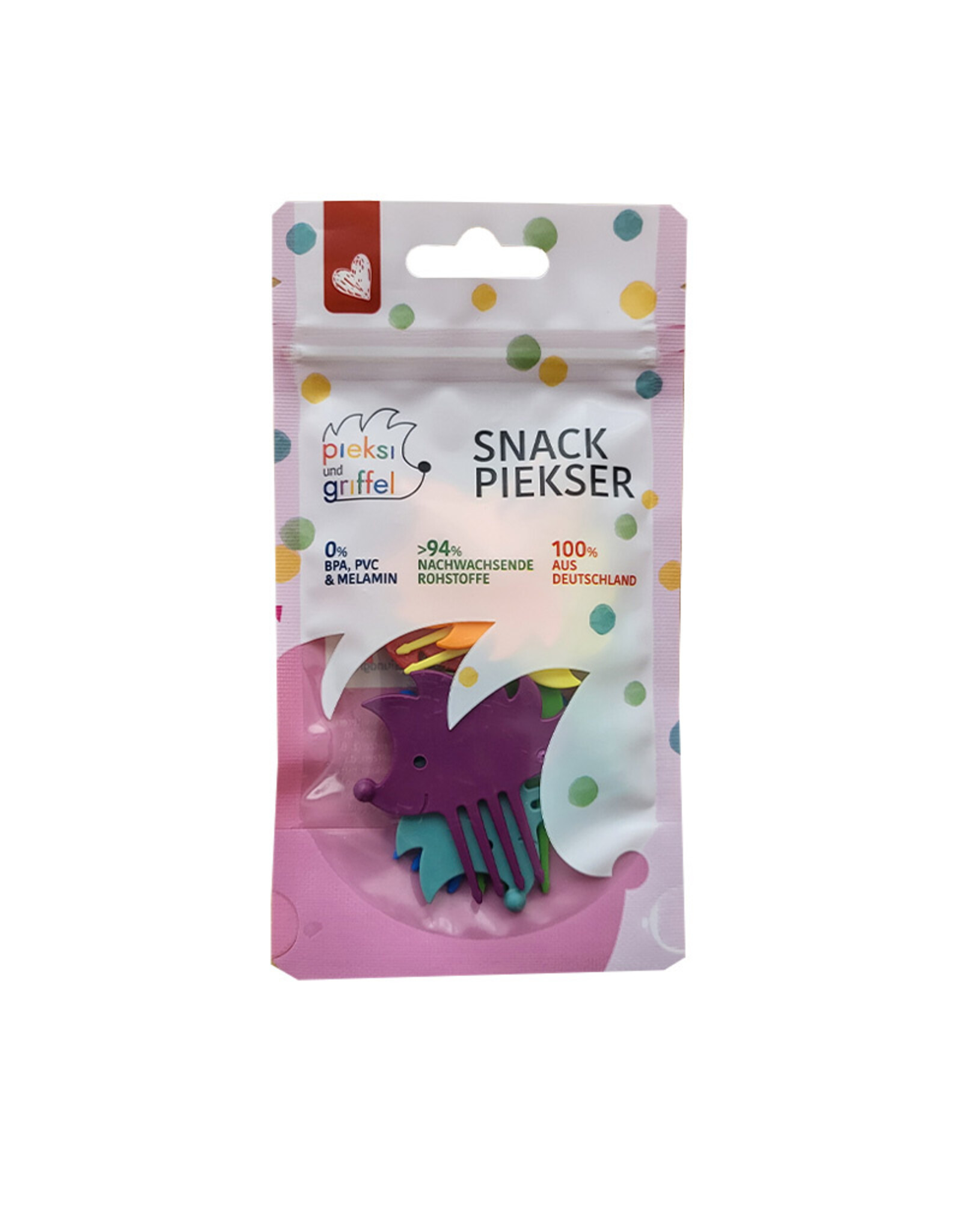 Pieksi und Griffel Prikkers Piekse Regenboog Egels - Set van 7