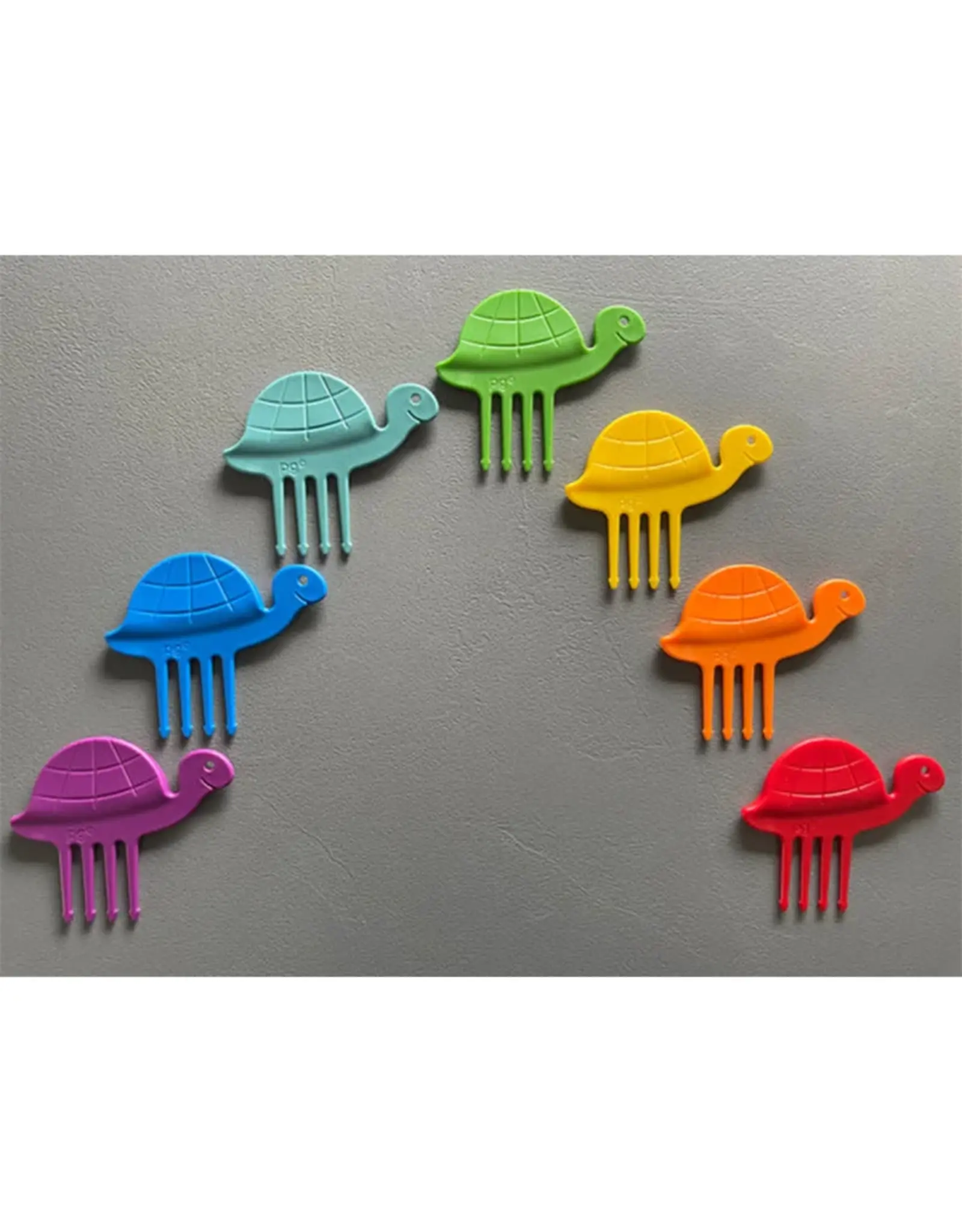 Pieksi und Griffel Prikkers Piekse Regenboog Schildpadden - Set van 7