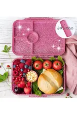 LEKKABOX Lekkabox Glamour lunchbox 4 vakken - Roze