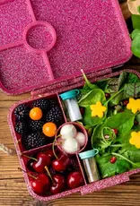 LEKKABOX Lekkabox Glamour - Lunchbox met 4 vakken - Roze