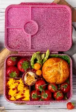 LEKKABOX Lekkabox Glamour - Lunchbox met 4 vakken - Roze