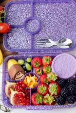 LEKKABOX Lekkabox Glamour lunchbox 4 vakken - Paars