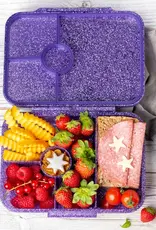 LEKKABOX Lekkabox Glamour lunchbox 4 vakken - Paars