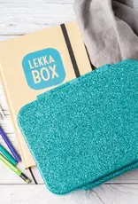 LEKKABOX Lekkabox Glamour lunchbox 4 vakken - Aqua