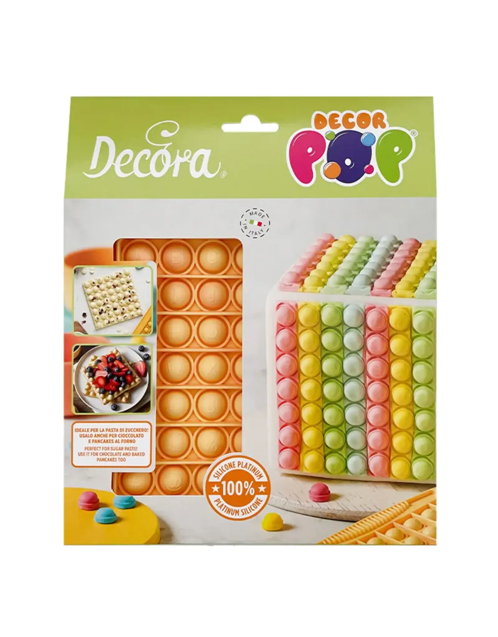 Decora  Decora  DecorPop siliconen mal - Vierkant