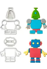 Decora Decora Robot uitstekers (set met 4 kunststof uitstekers)