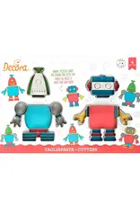 Decora Decora Robot uitstekers (set met 4 kunststof uitstekers)