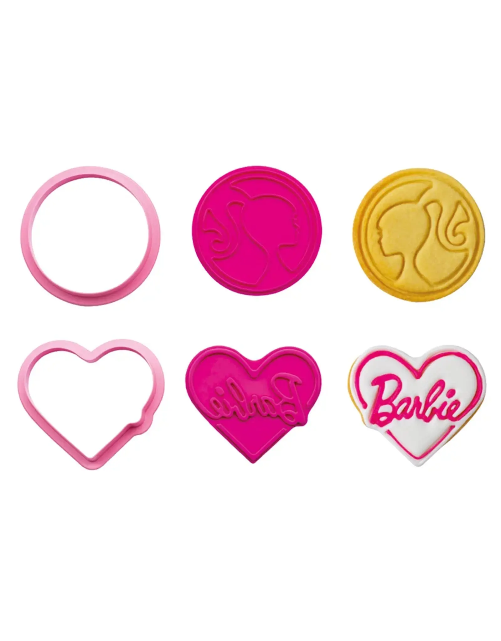 Decora Decora Set van 2 uitstekers & stempel Barbie