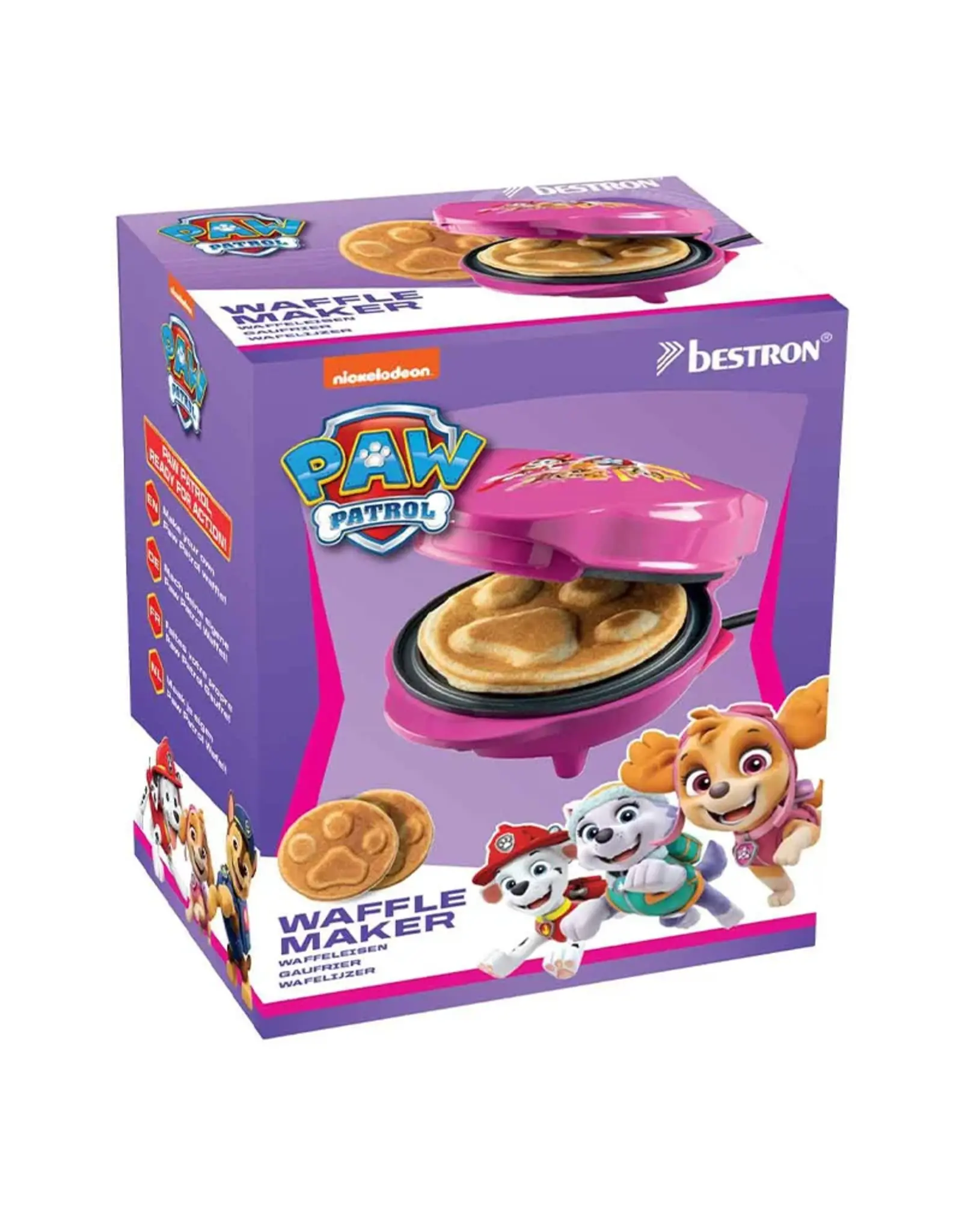 Bestron Bestron - Wafelijzer Paw Patrol Roze