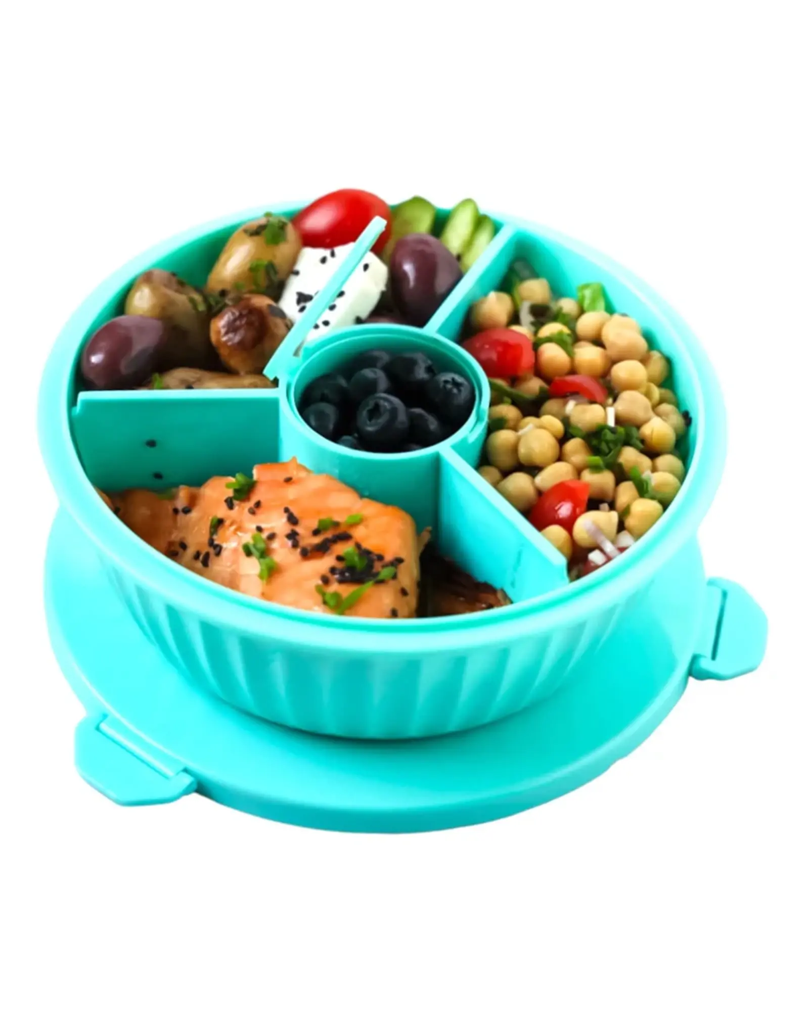 Yumbox Yumbox Poke Bowl 3 vakken Paradise Aqua