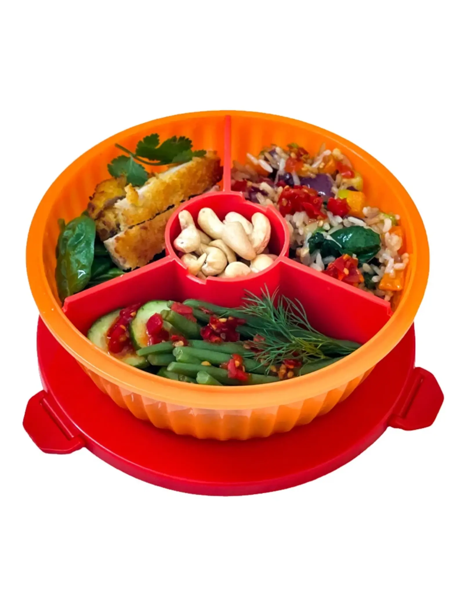 Yumbox Yumbox Poke Bowl 3 vakken Tangerine Orange