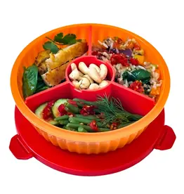 Yumbox Poke Bowl 3 vakken Tangerine Orange