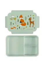 A Little Lovely Company Bento Lunchbox - Bosvriendjes Saliegroen