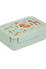 A Little Lovely Company Bento Lunchbox - Bosvriendjes Saliegroen