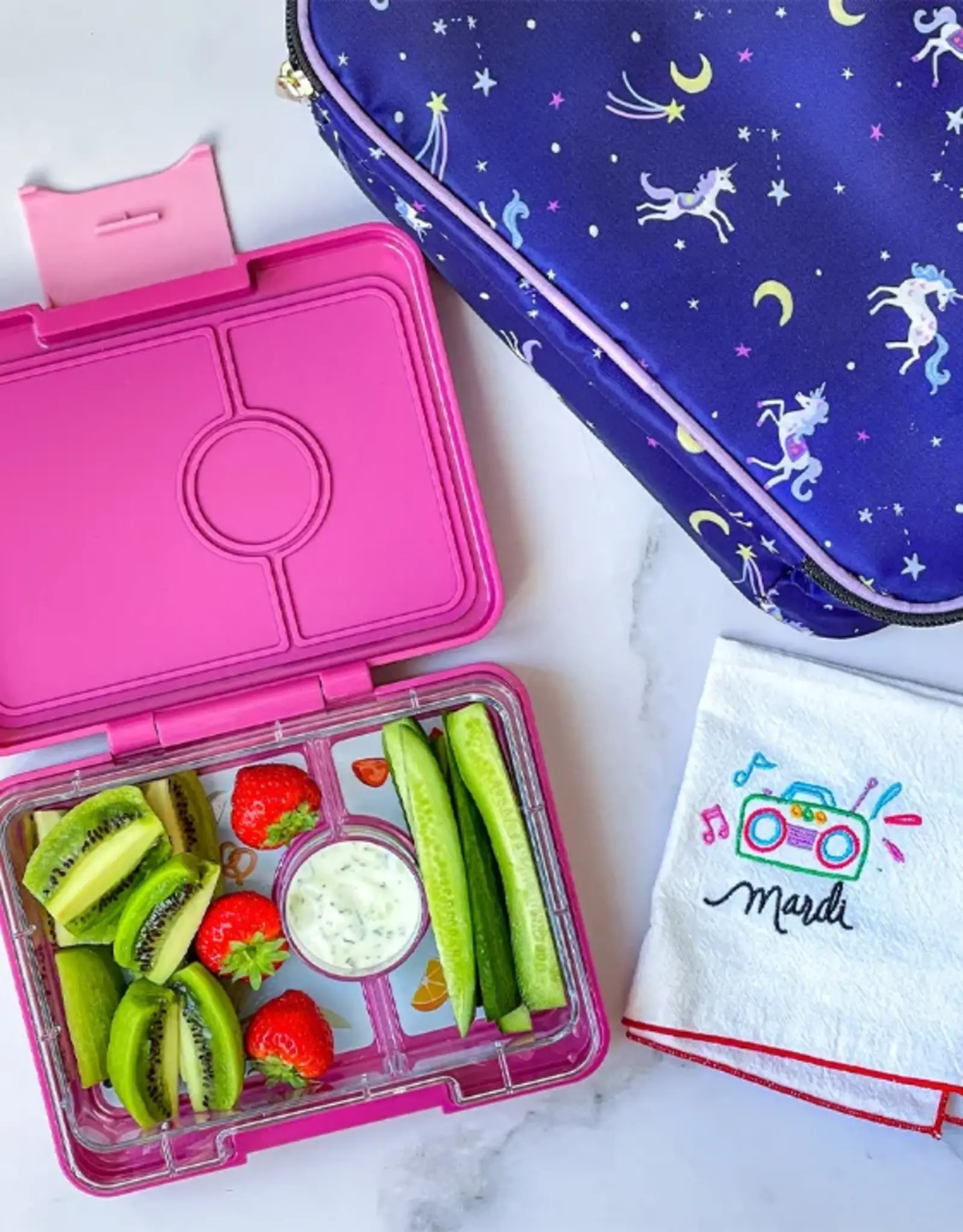 Yumbox Yumbox Snack 3-vakken - Malibu Purple (Unicorn)