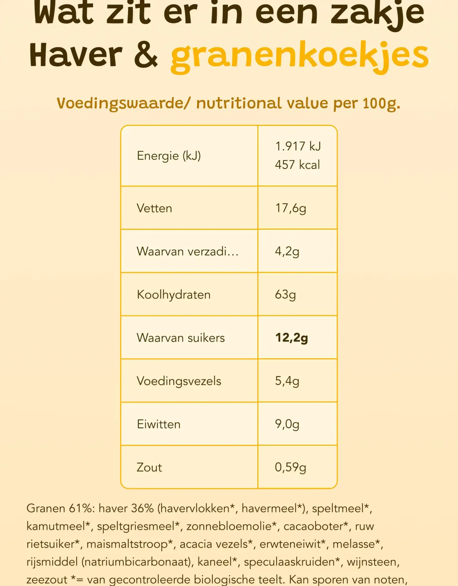 LilaLou LilaLou BIO Koekjes Haver & Granen (117gr) - een gezond tussendoortje