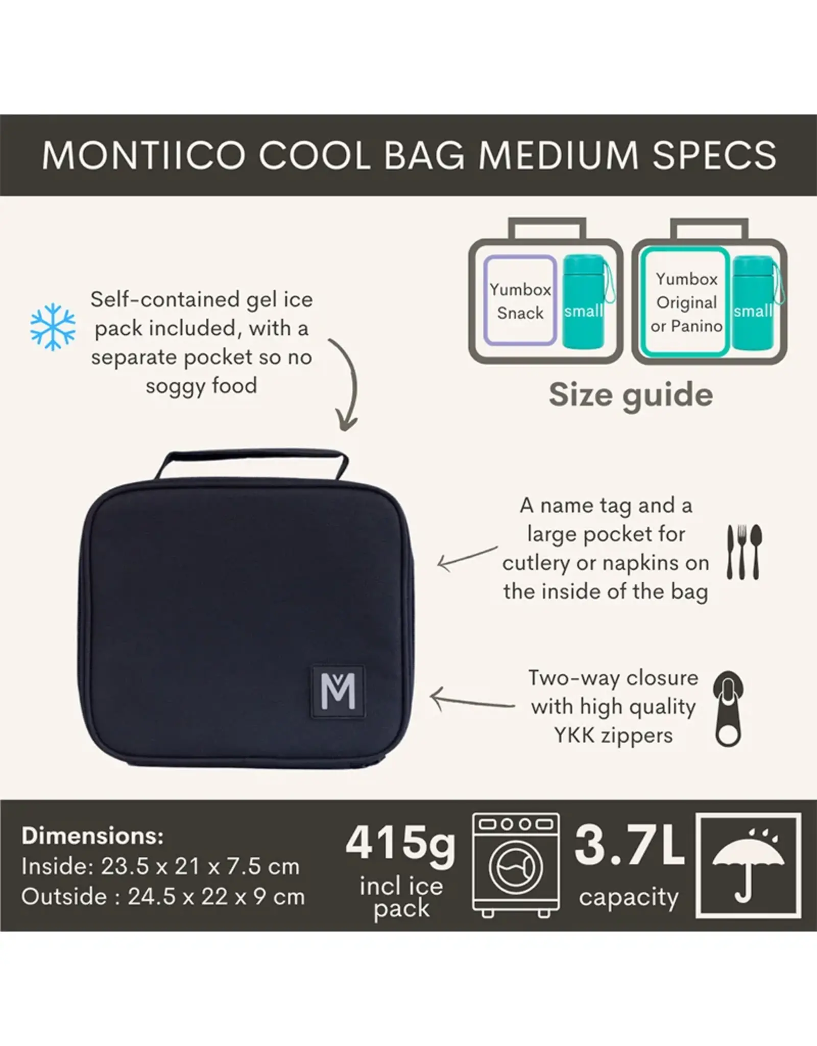 Montii Montii Koeltas Medium Midnight