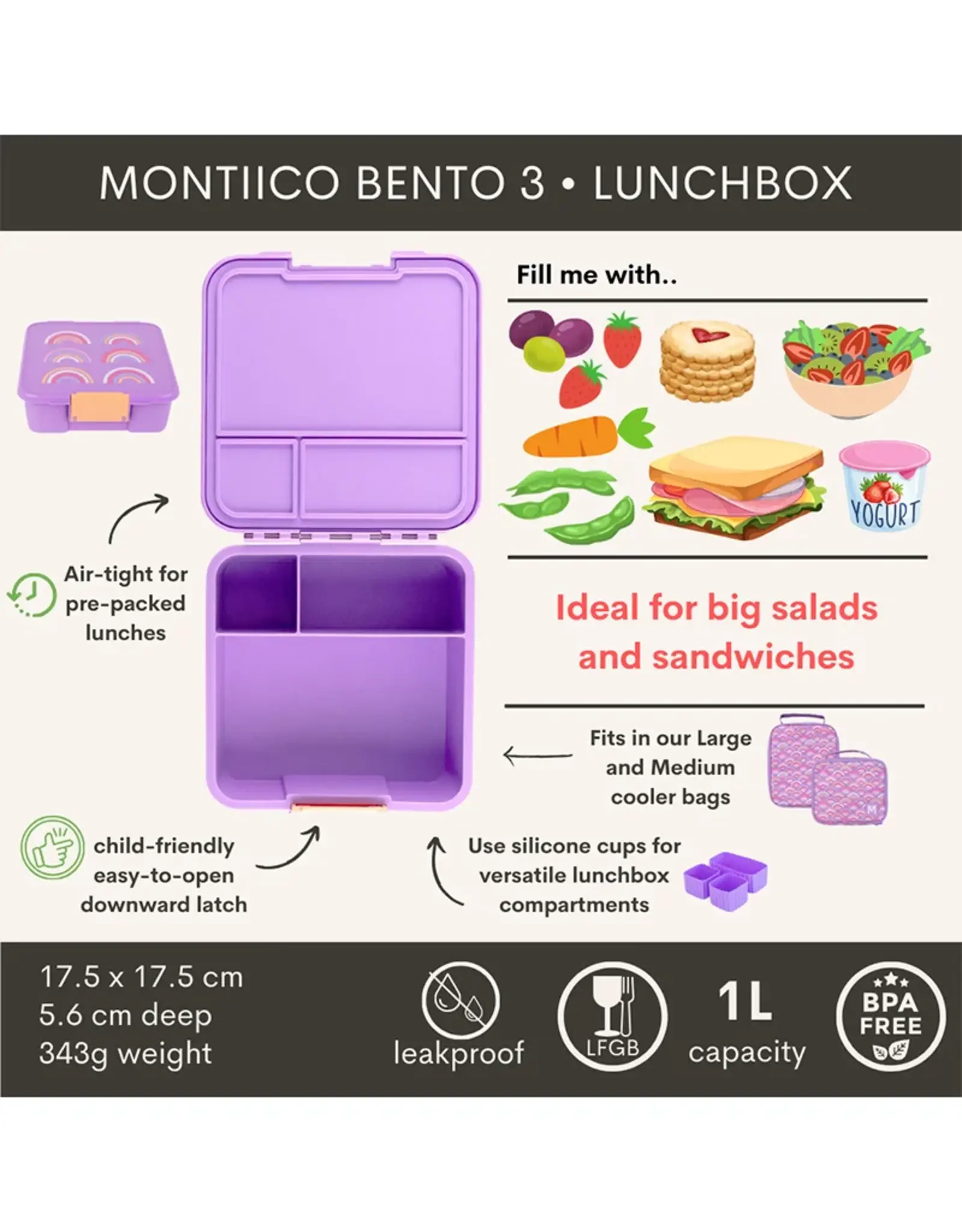 Montii Montii Bento Three - Galactic