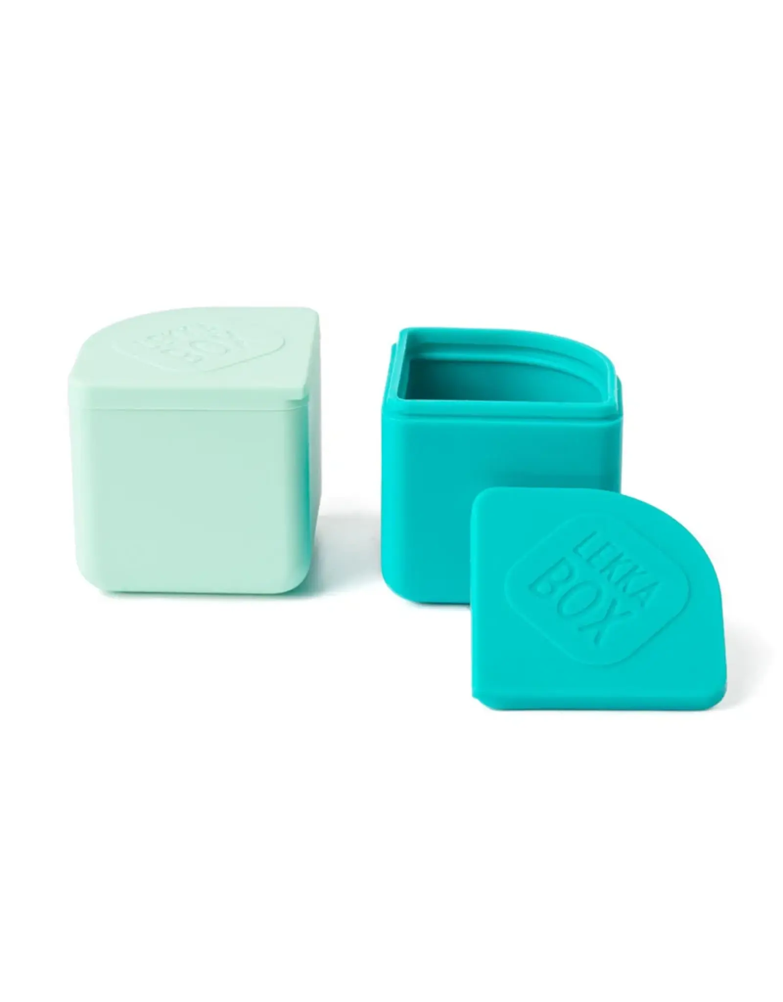 LEKKABOX Lekkabox Siliconen Dippotjes 40ml (set van 2) - Ocean