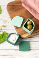 LEKKABOX Lekkabox Siliconen Dippotjes 40ml (set van 2) - Forest