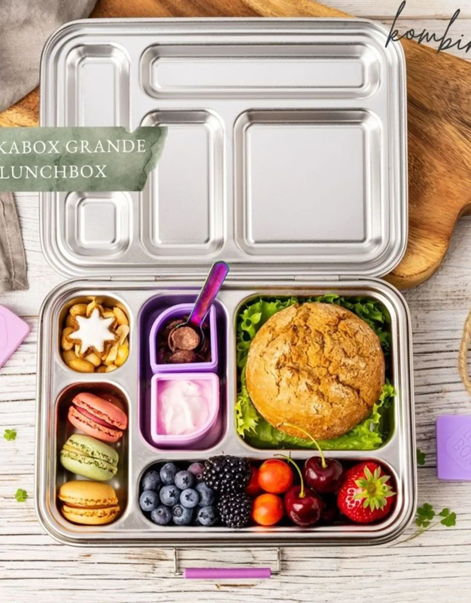 LEKKABOX Lekkabox Siliconen Mini Dipper 40ml - Set/2 Lavender