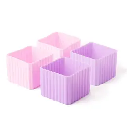 LEKKABOX Silicone Bento cups - set 4 - Lavender