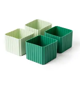 LEKKABOX Silicone Bento cups - set 4 - Forest