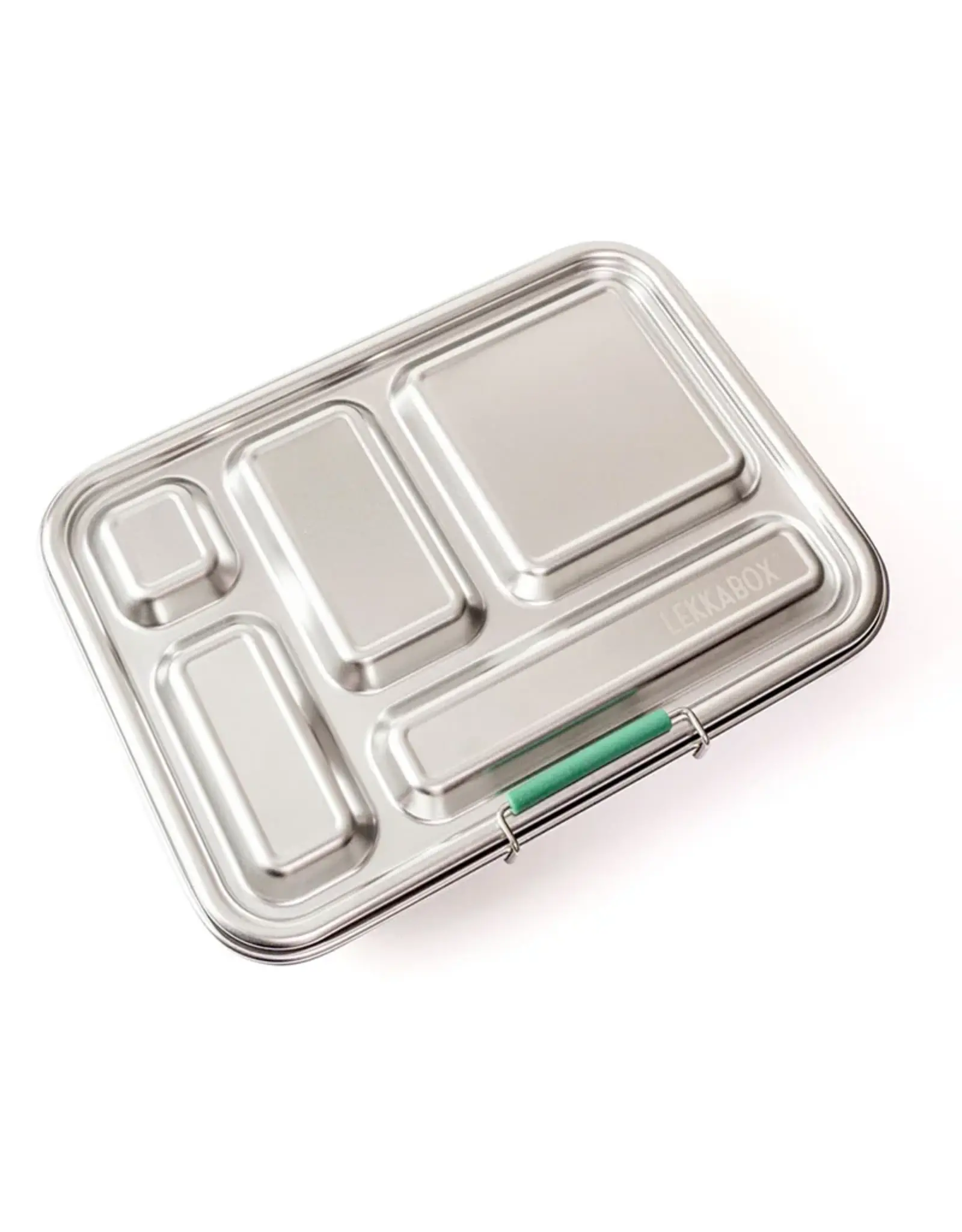 LEKKABOX Lekkabox Grande - RVS Lunchbox met 5 vakken - Forest
