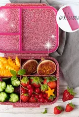 LEKKABOX Lekkabox Glamour Mini - Lunchbox met 3 vakken - Roze