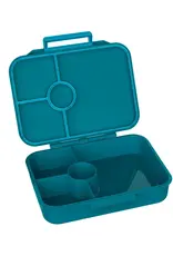 LEKKABOX Lekkabox Classic - Lunchbox met 4 vakken - Petrol